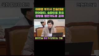 국회 법사위 쌍방울 법인카드 내역을 보니 수원지검 광교 연어집 결제 이화영 전 부지사가 증언한 연검찰의 연어파티 진술회유의 정황이 드러났다 shorts [upl. by Ploch]