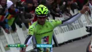 Peter Sagan Pulls Wheely In Gent  Wevelgem [upl. by Rawdan]