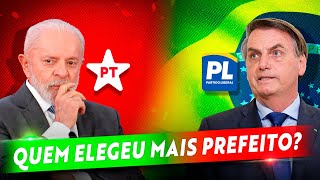 LULA OU BOLSONARO QUEM GANHOU MAIS PREFEITURA NO BRASIL EM 2024 PT OU PL [upl. by Alyss563]