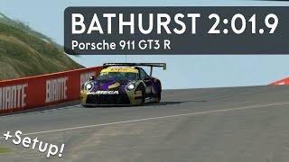 Bathurst 2019 Hotlap with Porsche 911 GT3 R  Setup Raceroom [upl. by Mariann681]