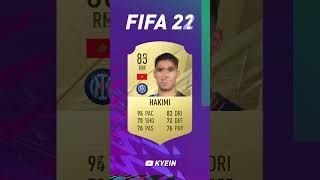 Achraf Hakimi  FIFA Evolution FIFA 18  EAFC 25 [upl. by Arvo]