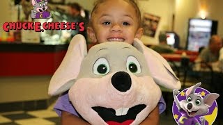 Chuck E Cheese Family Fun Indoor Games and Activities For Kids Children Play Area Kids Video [upl. by Imrots46]