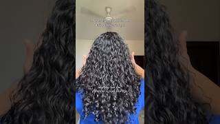 EASY CURLY HAIR ROUTINE  My curly hair journey shorts [upl. by Atterys]