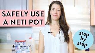 Neti Pot Benefits  How to Use Neilmed Sinus Rinse [upl. by Ekusoyr512]