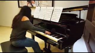 Révolutionnaire F Chopin par Salma Ahansal 14 ans [upl. by Fasto859]