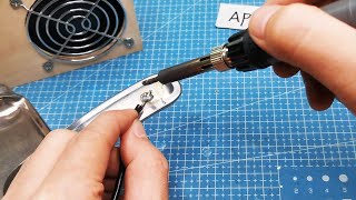 How to solder stainless steel with soldering iron [upl. by Wobniar]