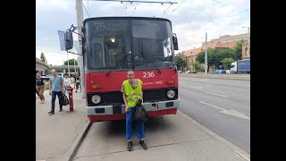 🔴 75 ➤ Jászai Mari tér  Puskás Ferenc Stadion M  ikarus 280 GVM  236 [upl. by Disharoon]