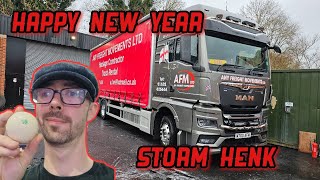 HAPPY NEW YEAR  STORM HENK BATTERS ME  TALES FROM BREXIT [upl. by Yeliw]