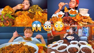 MUKBANGERS THAT CAN EAT TONS OF FOOD😱🤯😳 [upl. by Brentt]