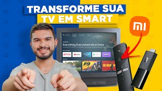 Xiaomi Mi TV Stick transforma sua TV em Smart e custa pouco Vale a pena [upl. by Ferreby]