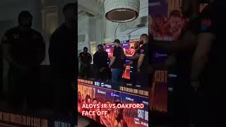 ALOYS JR VS OAKFORD FACE OFF paulsbentley queensberrypromotions [upl. by Lynsey634]