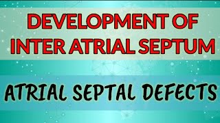 Development of Interatrial septumHUMAN EMBRYOLOGY [upl. by Sellma]