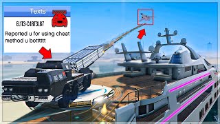 Chernobog YACHT Trolling Angry Griefers on GTA Online [upl. by Donni]