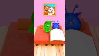 Which Alien Kitty Gets The Blanket 🛏️🤣 funny shorts [upl. by Daryl]