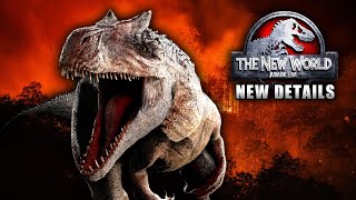 ALLOSAURUS FIRST LOOK  New Details on Untitled Jurassic World Animated Series coming 2024 [upl. by Perle167]