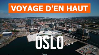 Oslo vue du ciel  Vidéo drone en 4k  La Norvège la ville dOslo à partir de lair [upl. by Letty]