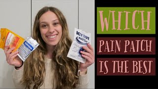 Reviewing different pain patcheswhich is the best [upl. by Billat698]