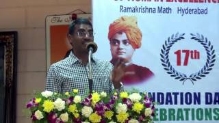 Vivekananda My Inspiration  Sri Satyanarayana Raju In Telugu [upl. by Marshal]