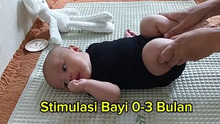 STIMULASI BAYI 03 BULAN  Stimulasi Bayi Tengkurap [upl. by Vikki]