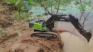 Excavator tricks and tips  Remote Control Equipment  Extreme Excavator Skill October 7 2024 [upl. by Nygem65]