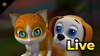 🔴 LIVE STREAM 🎬 Malayalam Cartoon Live ☃️ Kathu Pupi Manjadi Banu Bablu 🦁 for Kids [upl. by Marcela]