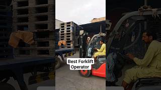 Best Forklift Operator 💯💯💯 forklift operator youtubeshorts [upl. by Ikiv987]