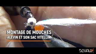 Montage mouche  Alevin et son sac vitellin par Philippe Giraud [upl. by Jarus]