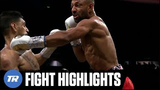 Kell Brook Highlight Reel KO of Amir Khan Ends Rivalry in 6th Round  FIGHT HIGHLIGHTS [upl. by Annmaria]