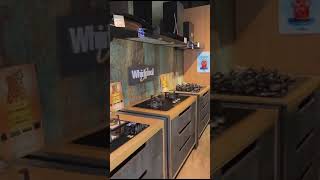 Elica gas stove and kitchen chimney display kitchendesing kitchenappliances interiordesign [upl. by Maurise774]