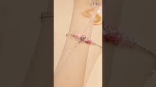 How to wear your Rhodochrosite Bracelet HC993599 Product Review [upl. by Aphrodite]