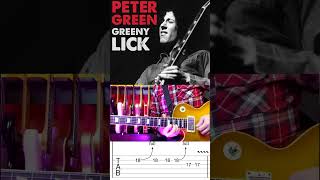 Peter Green Guitar Lick From Greeny [upl. by Acsirp465]