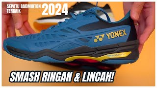 10 Rekomendasi SEPATU BADMINTON TERBAIK 2024  Berkualitas Bagus Nyaman amp Awet [upl. by Jinny]