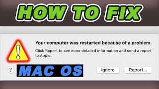 Your computer restarted because of a problem mac  Mac Issues  Tutorial 😱💥 [upl. by Marela633]