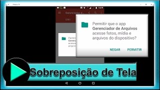 Como Resolver erro de Sobreposição de Tela no Android [upl. by Kelsy536]