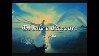 Di sole e dazzurro  Giorgia [upl. by Alamac]