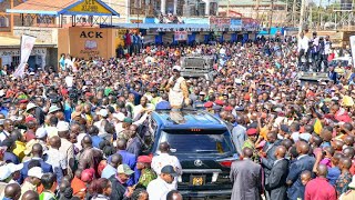 MIGORI COUNTY GOVERNOR OCHILO OFFICIALLY WELCOMES PRESIDENT WILLIAM RUTO IN MIGORI TOWN [upl. by Yerga]