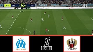 OLYMPIQUE MARSEILLE VS OGC NICE  LIGUE 1 20242025  FOOTBALL LIFE 2024 [upl. by Winny50]