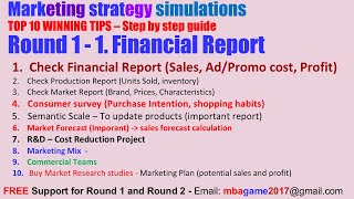 MarkStrat Simulation Markstrat Guide Winning Tips for MarkStrat Simulation Round 1 Part 1 [upl. by Ahsel]