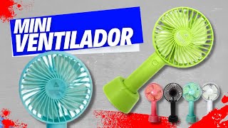 Mini VENTILADOR Portátil Recargable  KM Mayoreo [upl. by Ltney954]