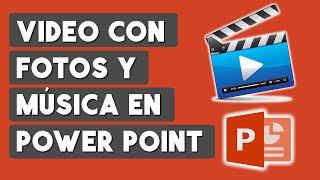 Como Hacer un Video en Power Point con Fotos y Musica [upl. by Herahab]