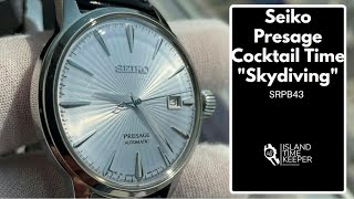 Seiko Presage Cocktail Time Skydiving SRPB43  Unboxing No Commentary No Sound [upl. by Cerallua]