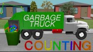 Counting Garbage Truck  Learning for Kids [upl. by Trill]