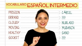 SPANISH VOCABULARY Intermediate 🧑📚Learn the Most useful Spanish Vocabulary B1B2 [upl. by Still]