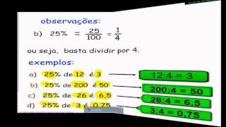 PORCENTAGEM PARA INICIANTES [upl. by Erdnua]