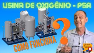 Usina de Oxigênio Medicinal PSA Princípio de Funcionamento e Circuito Pneumático [upl. by Tugman]