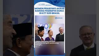 Momen Akrab Prabowo Kumpul Bareng Para Pimpinan Negara di KTT G20 Brasil Tangan Digenggam Erdogan [upl. by Eolhc85]