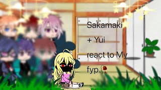 Sakamaki  Yui react to my fyp Yui theory Au [upl. by Clardy]