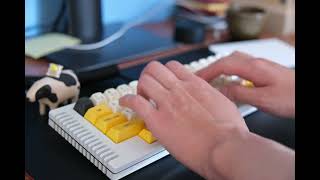 Keychron K6 Pro Sound Test Gateron Milky Yellow Pro shorts [upl. by Flosi]