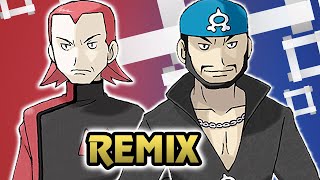 Pokémon Black and White  MagmaAqua Leader Remix 1st Version [upl. by Akcinahs814]