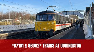 87101 amp 86002 Trains at Uddingston [upl. by Saerdna]